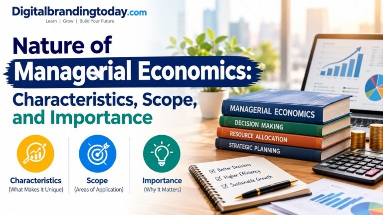 Nature of Managerial Economics